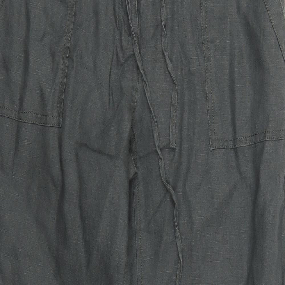 Monsoon Womens Grey   Trousers  Size 12 L28 in