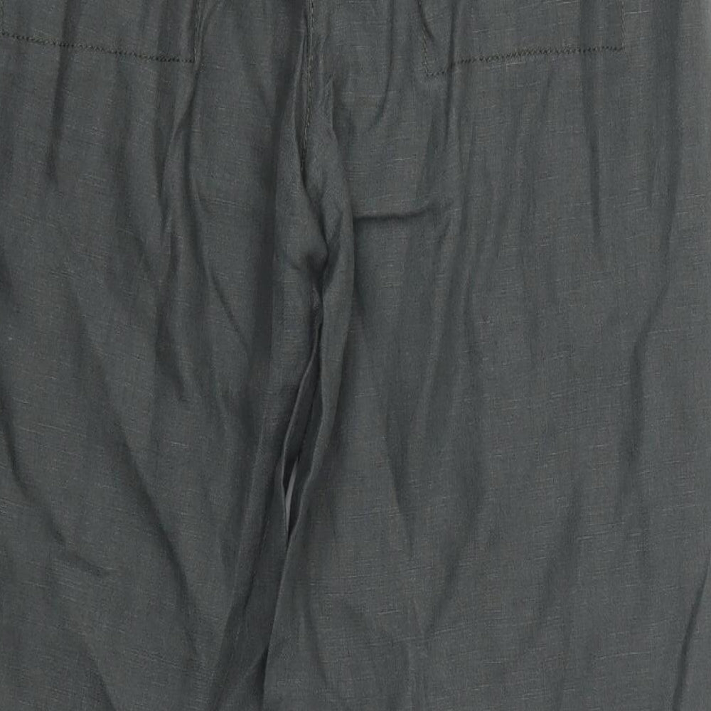 Monsoon Womens Grey   Trousers  Size 12 L28 in