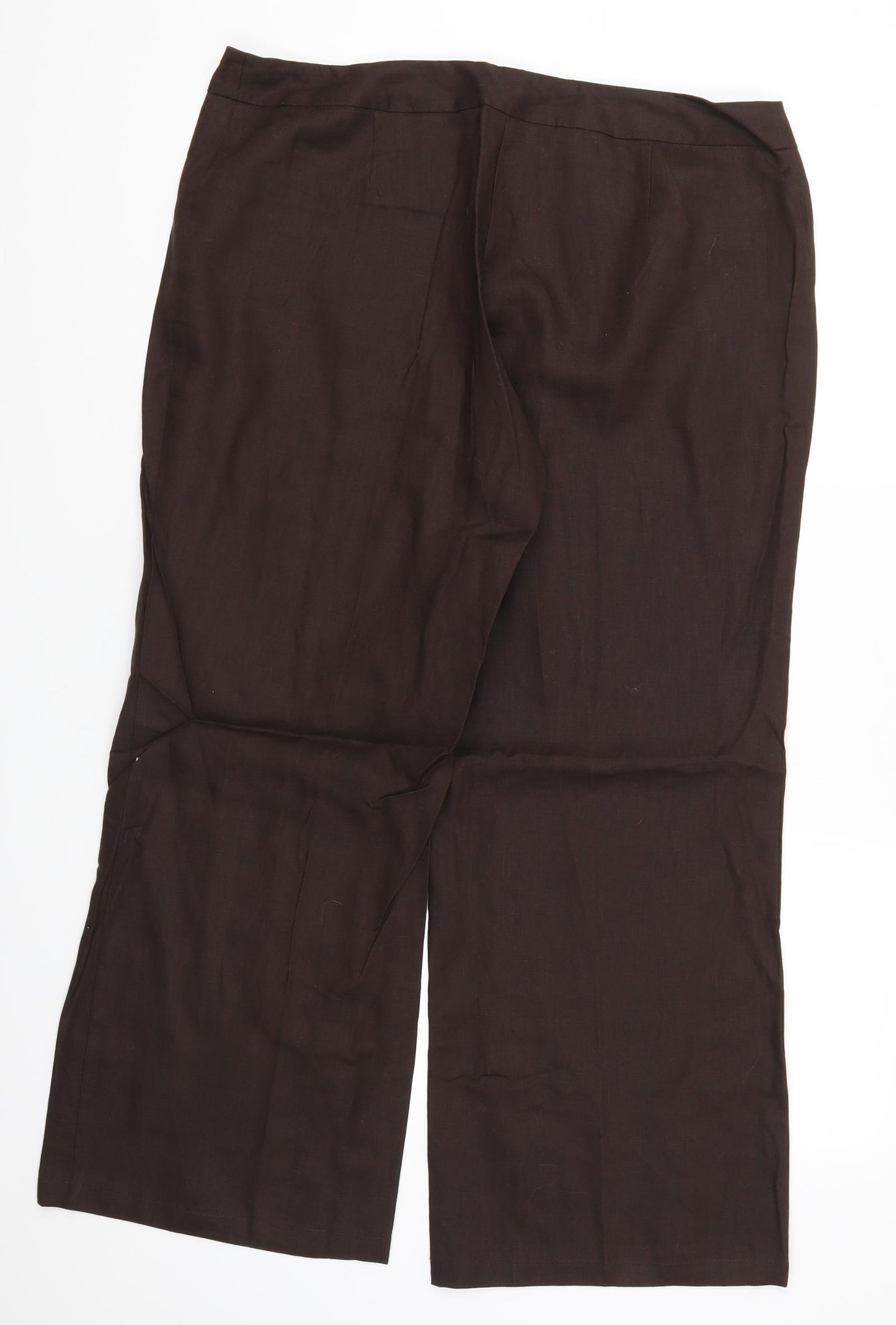 Marks and Spencer Womens Brown   Trousers  Size 16 L28 in