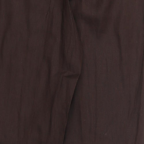 Marks and Spencer Womens Brown   Trousers  Size 16 L28 in