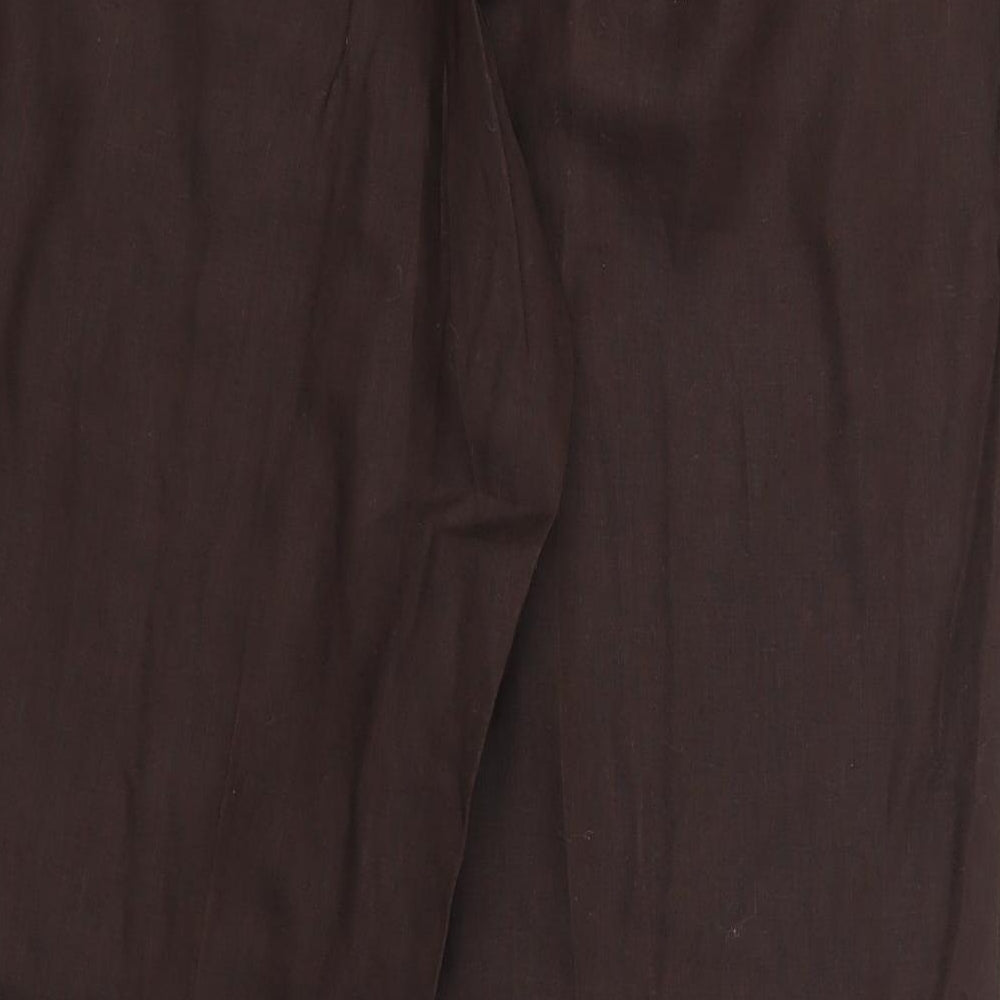 Marks and Spencer Womens Brown   Trousers  Size 16 L28 in