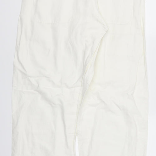 Blane Du Nil Womens White   Trousers  Size 32 in L29 in