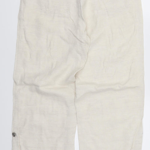 Maine Womens Beige   Trousers  Size 12 L28 in