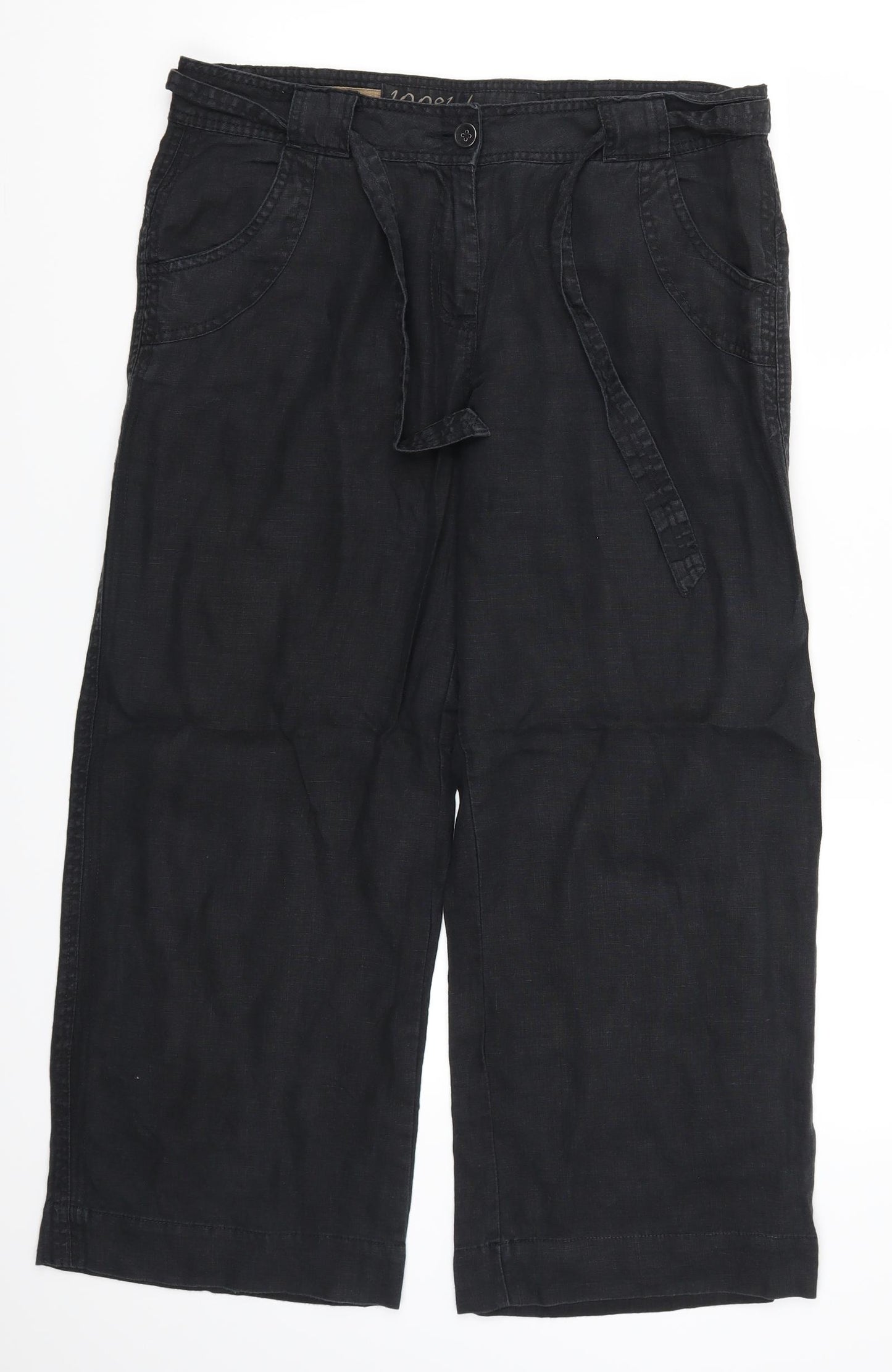 George Womens Black   Trousers  Size 14 L26 in