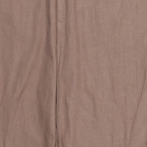Marks and Spencer Womens Brown   Trousers  Size 18 L30 in