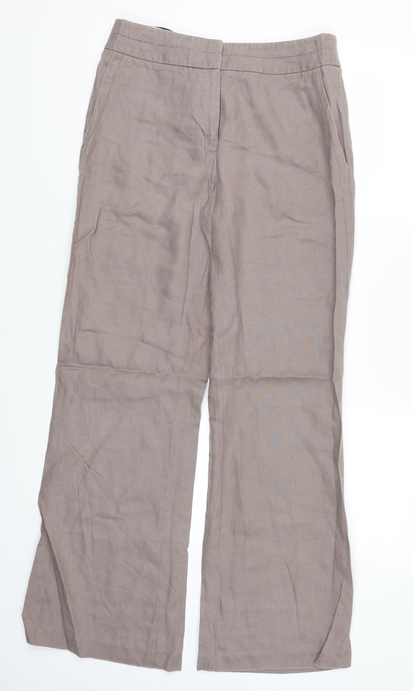 Coast Womens Purple   Trousers  Size 10 L30.5 in