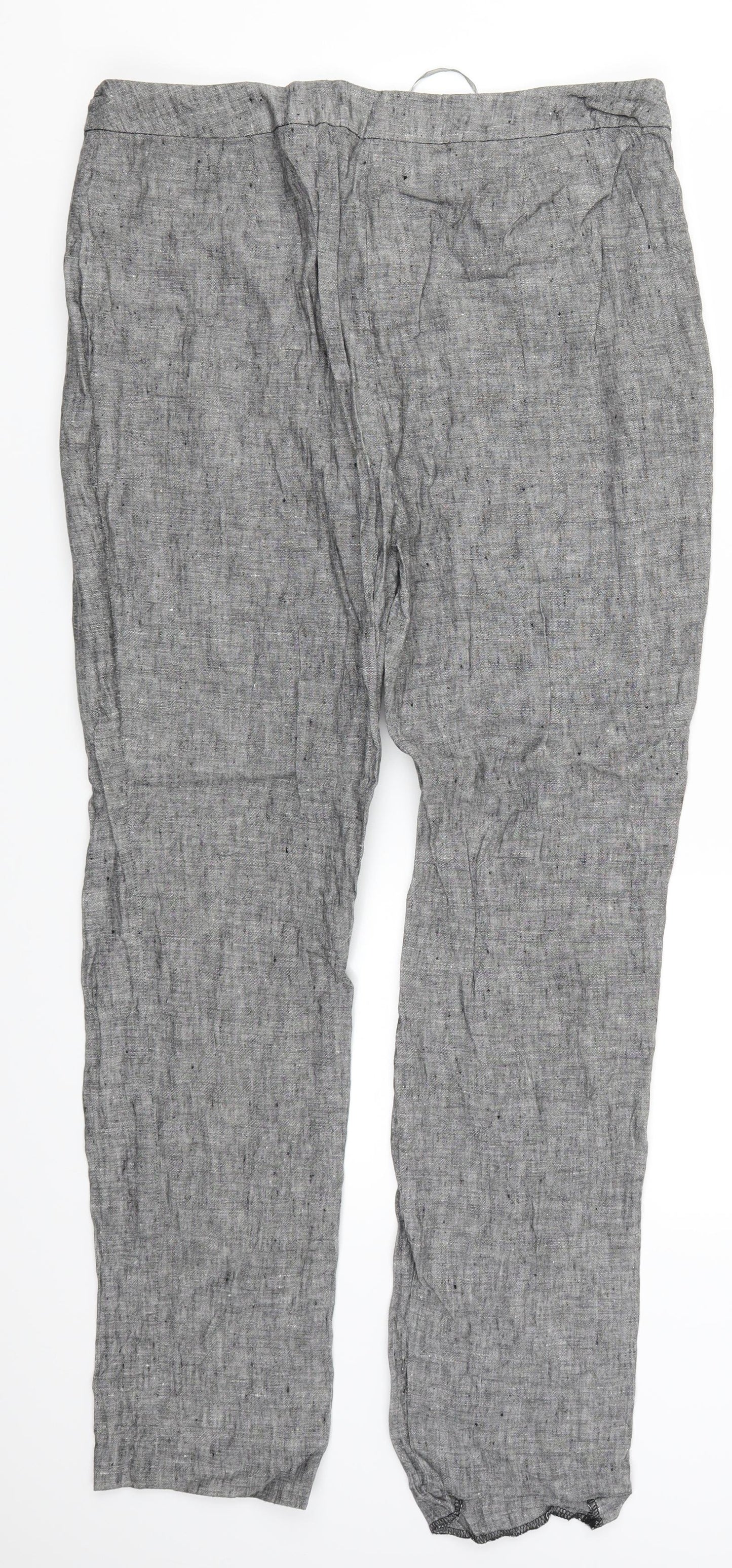 TU Womens Grey   Trousers  Size 16 L29 in