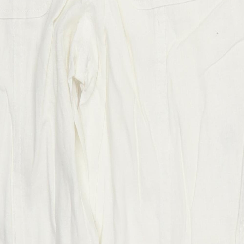 Principles Womens White   Trousers  Size 10 L27 in