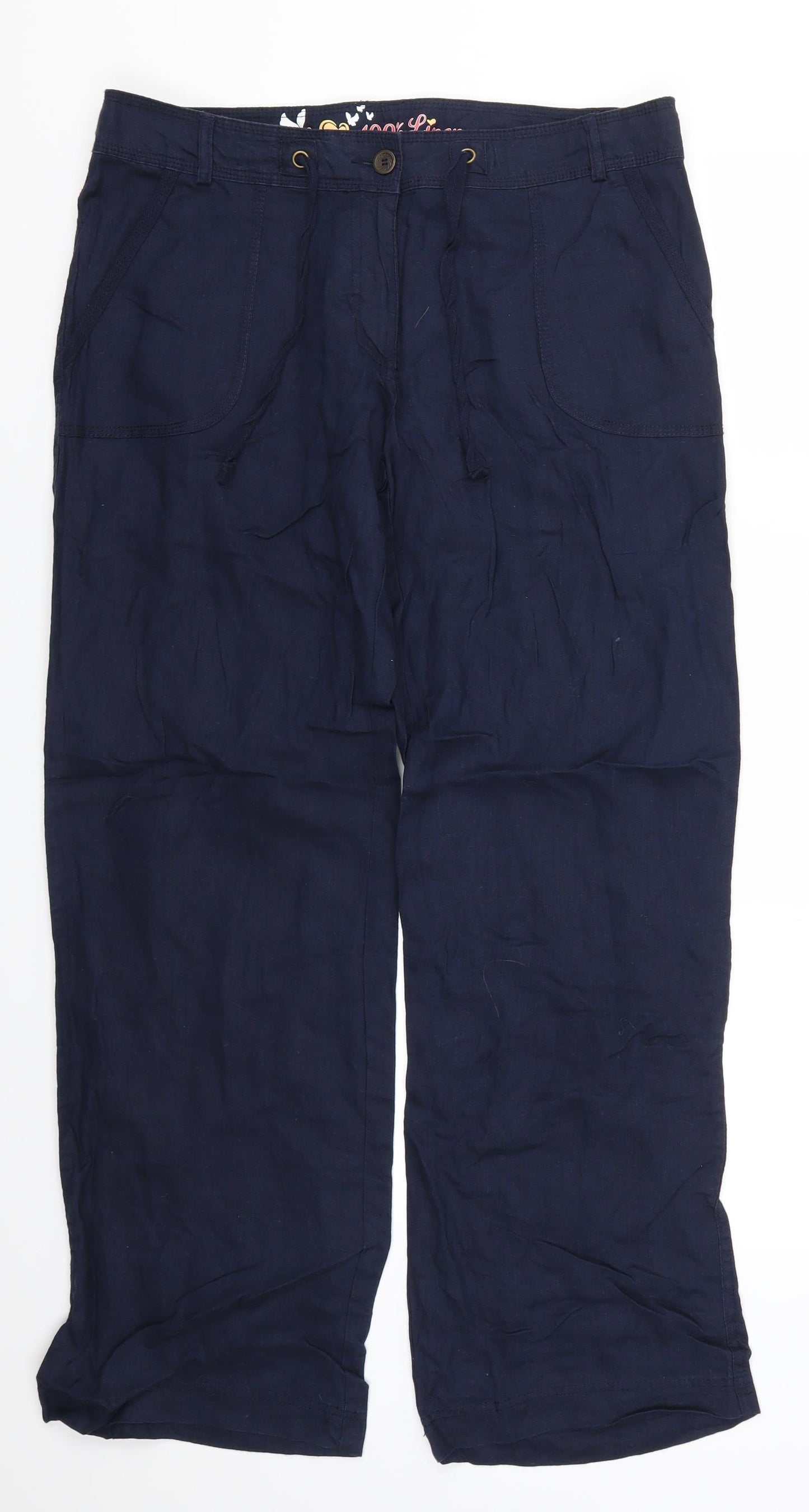 Atmosphere Womens Blue   Trousers  Size 14 L30 in