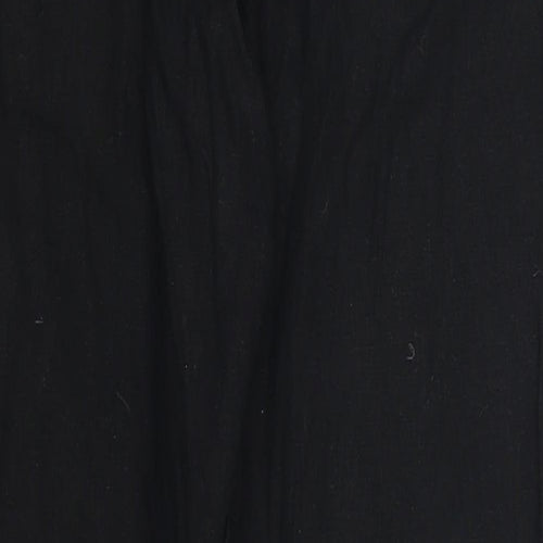 Papaya Womens Black   Trousers  Size 12 L27.5 in