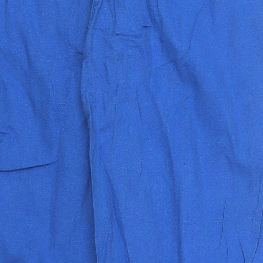 Dunnes Womens Blue   Trousers  Size 12 L27 in