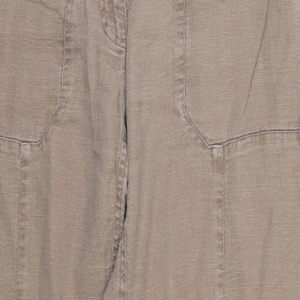 Fat Face Womens Brown   Trousers  Size 12 L28 in