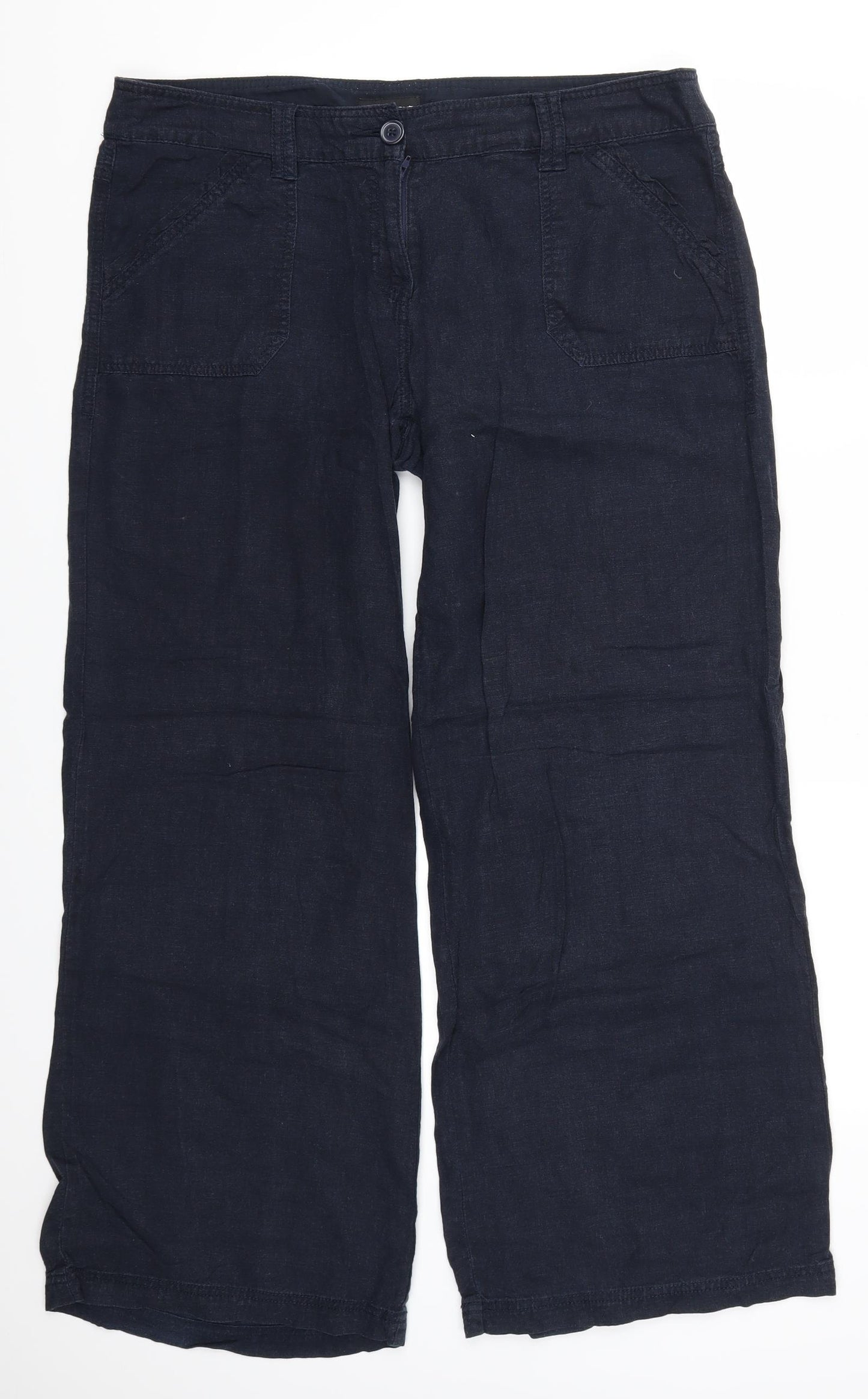 NEXT Womens Blue   Trousers  Size 16 L29 in