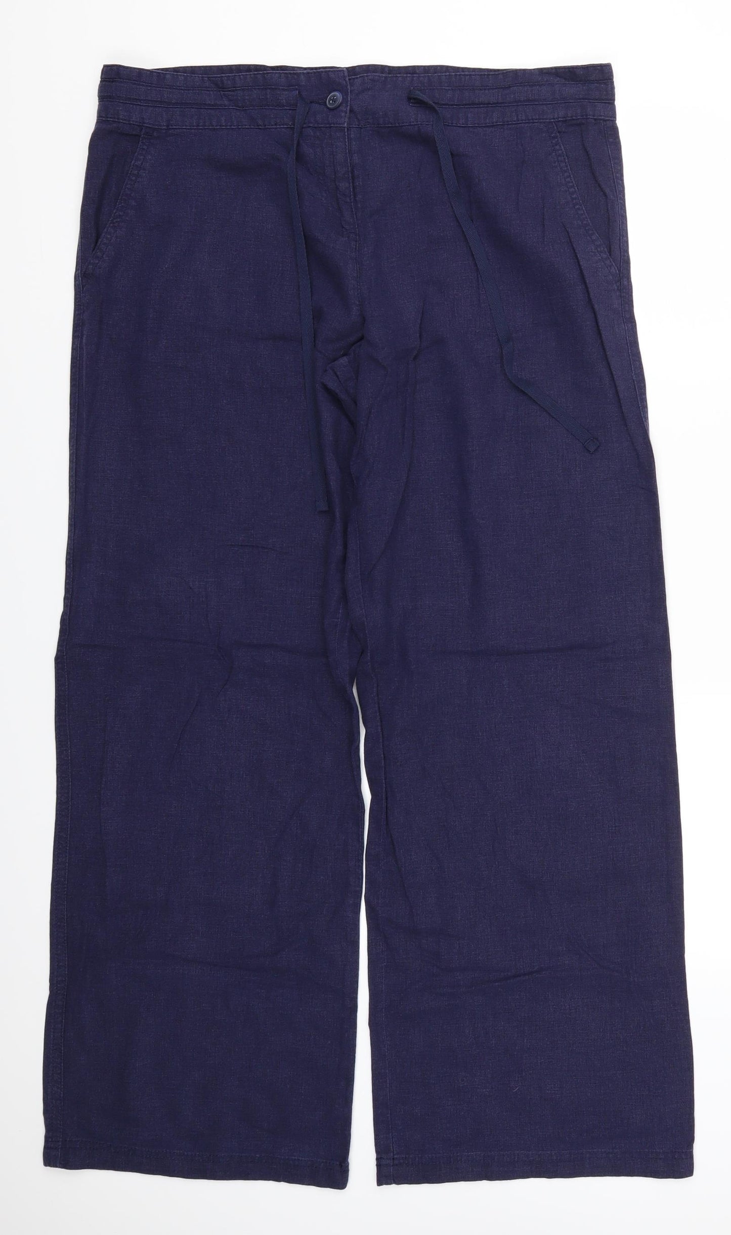NEXT Womens Blue   Trousers  Size 16 L31.5 in