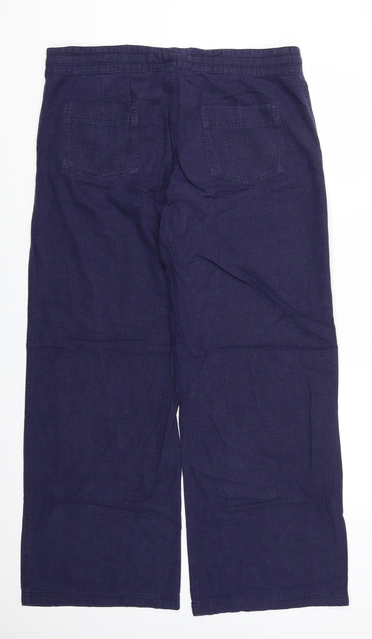 NEXT Womens Blue   Trousers  Size 16 L31.5 in