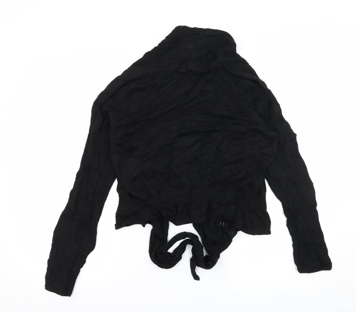 Gallery Womens Black  Knit Cardigan Jumper Size M