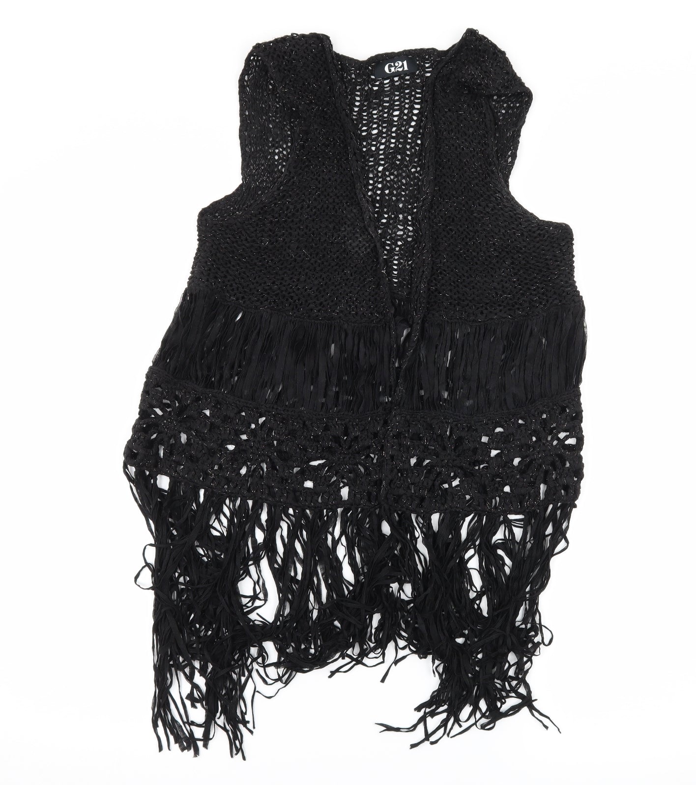 George Womens Black  Knit Cardigan Jumper Size M