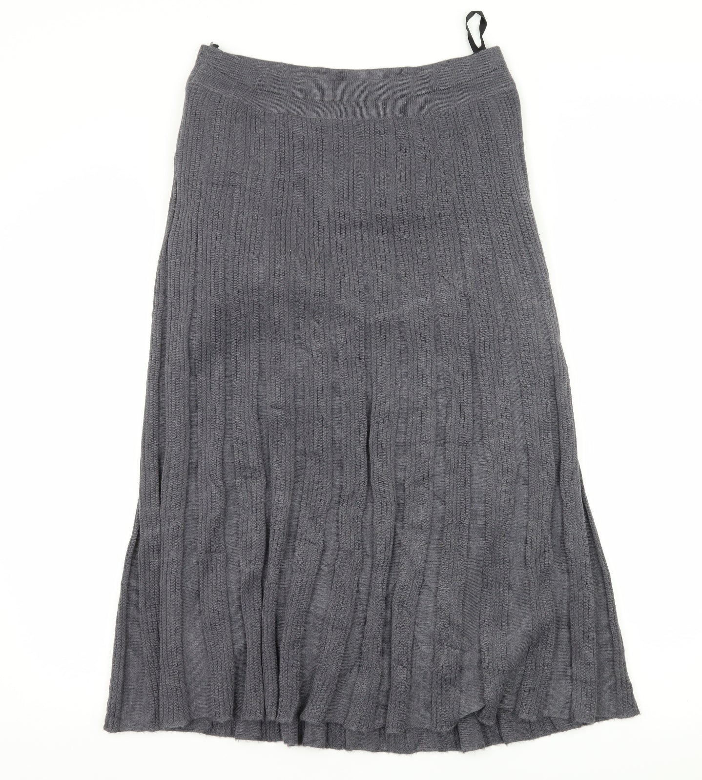 Preworn Womens Grey  Knit Straight & Pencil Skirt Size 12