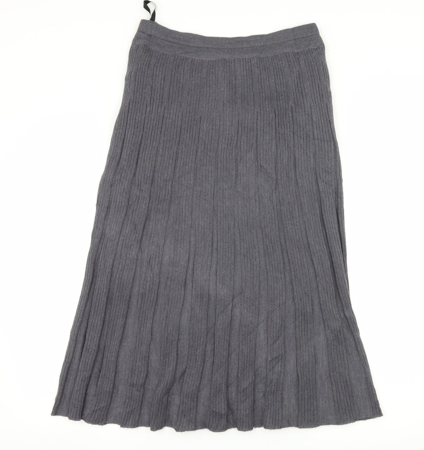 Preworn Womens Grey  Knit Straight & Pencil Skirt Size 12