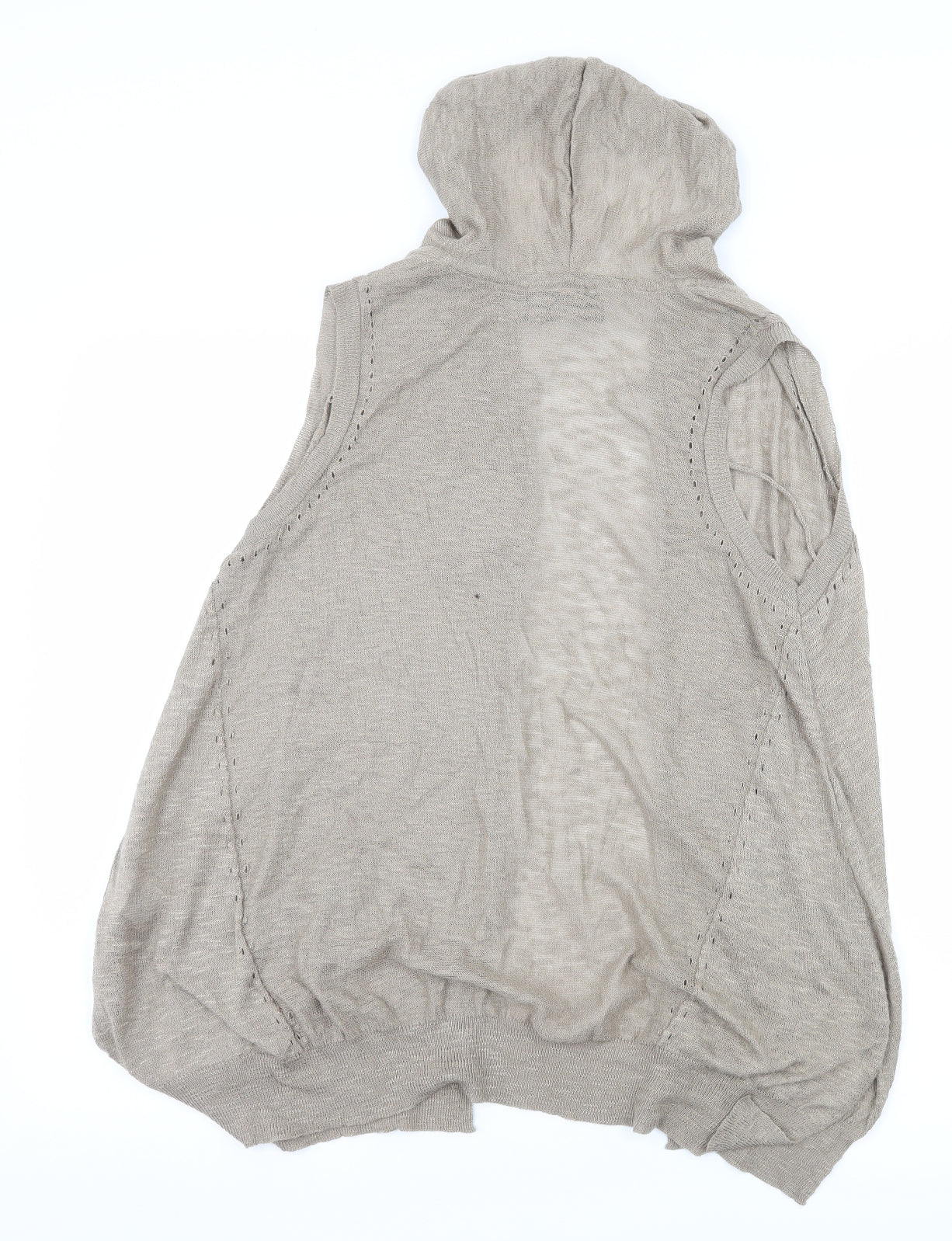 River Island Womens Brown  Knit Cardigan Jumper Size 8