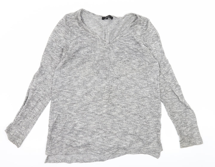 NEXT Womens Grey Knit Pullover Jumper Size 14