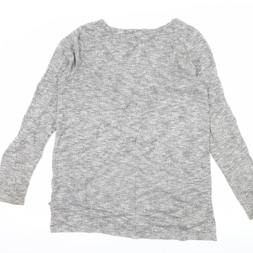 NEXT Womens Grey  Knit Pullover Jumper Size 14