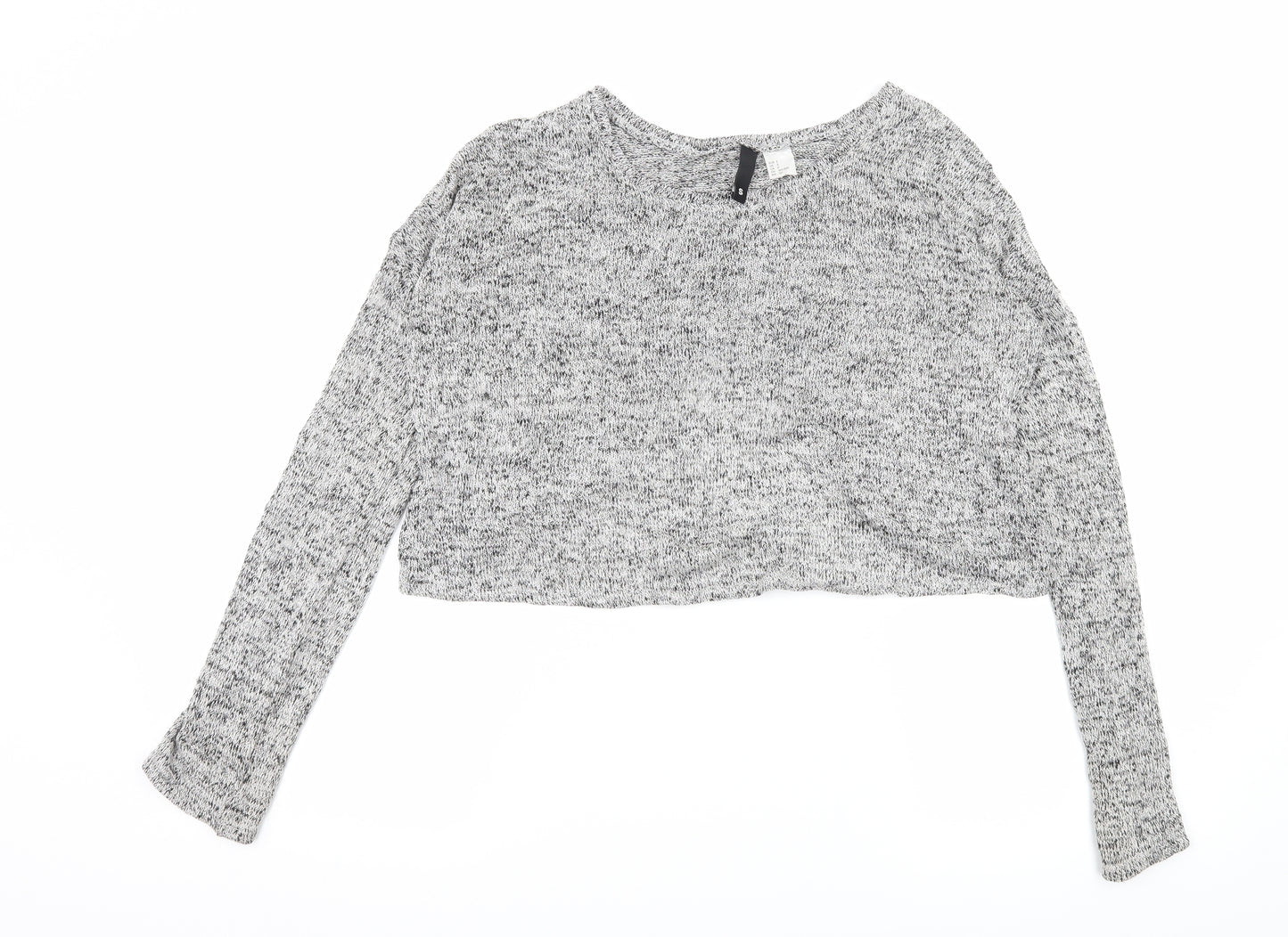Divided by H&M Womens Grey  Knit Pullover Jumper Size S  - Open Back