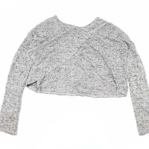 Divided by H&M Womens Grey  Knit Pullover Jumper Size S  - Open Back