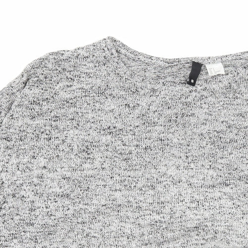 Divided by H&M Womens Grey  Knit Pullover Jumper Size S  - Open Back