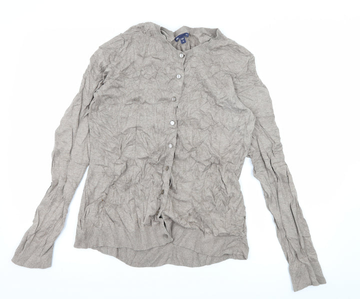 Gap Womens Brown Knit Cape Jumper Size XL
