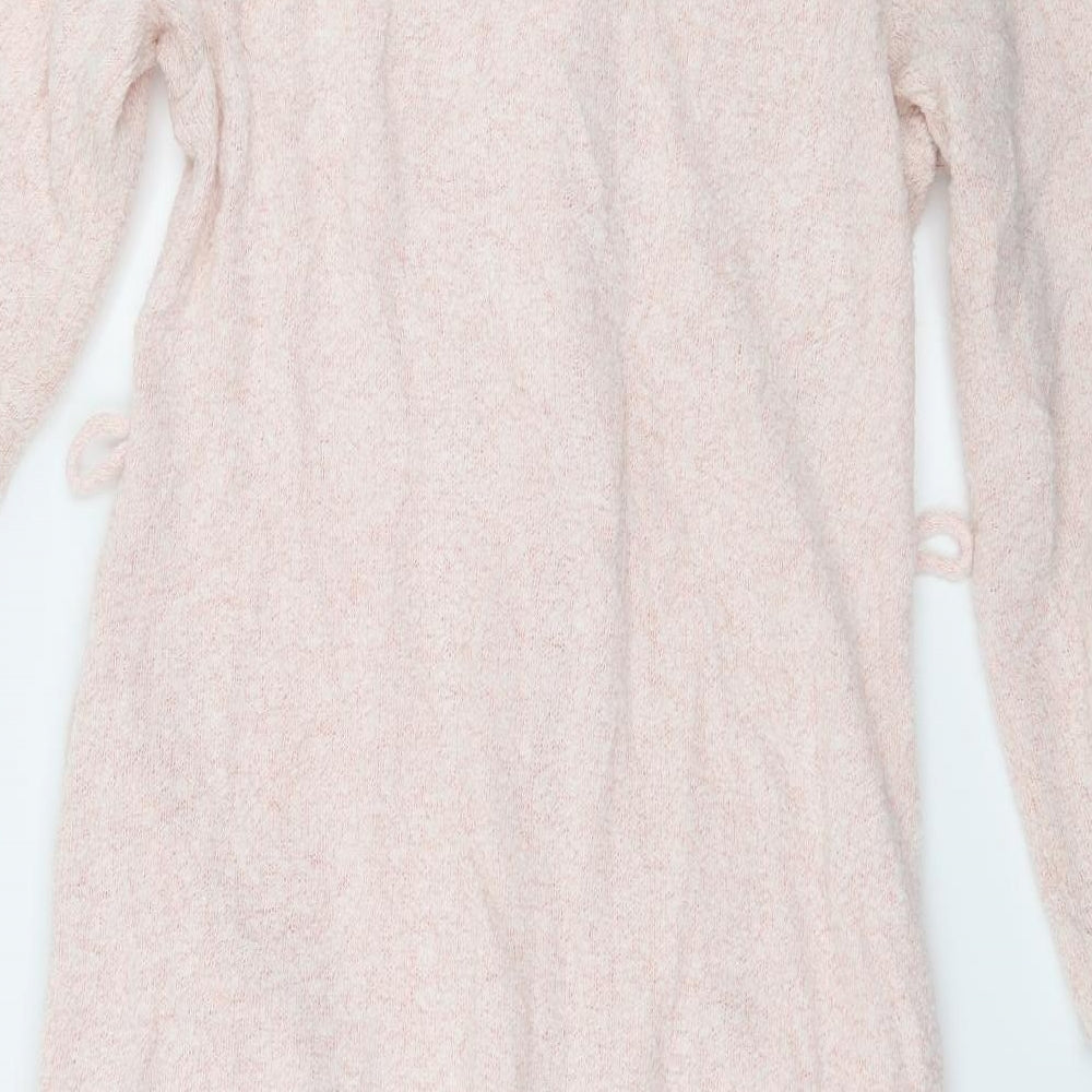 Bella Di Notte Womens Pink  Knit Cardigan Jumper Size S