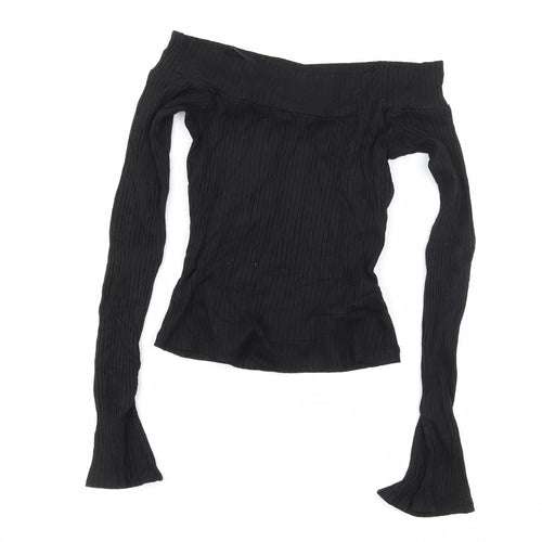 FOREVER 21 Womens Black  Jersey Basic T-Shirt Size S