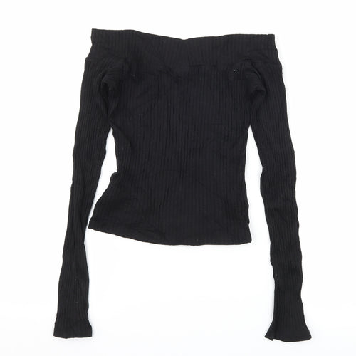 FOREVER 21 Womens Black  Jersey Basic T-Shirt Size S