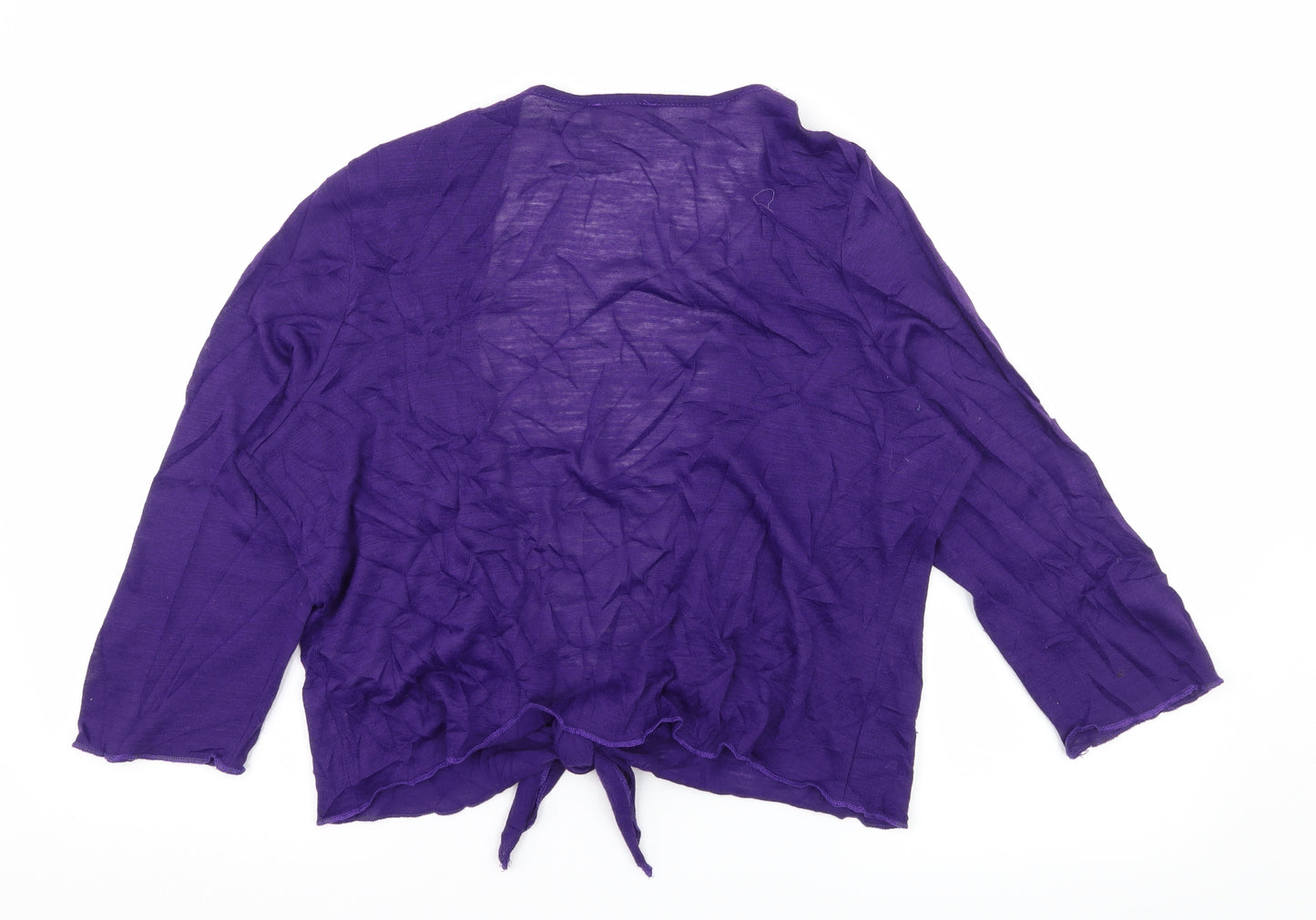 Per Una Womens Purple  Knit Cardigan Jumper Size 18