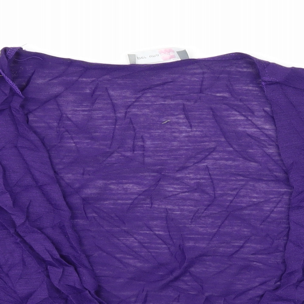 Per Una Womens Purple  Knit Cardigan Jumper Size 18