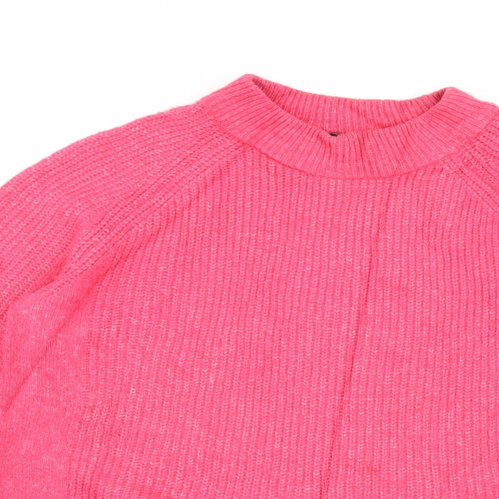 Marks and Spencer Womens Pink  Knit Pullover Jumper Size XS