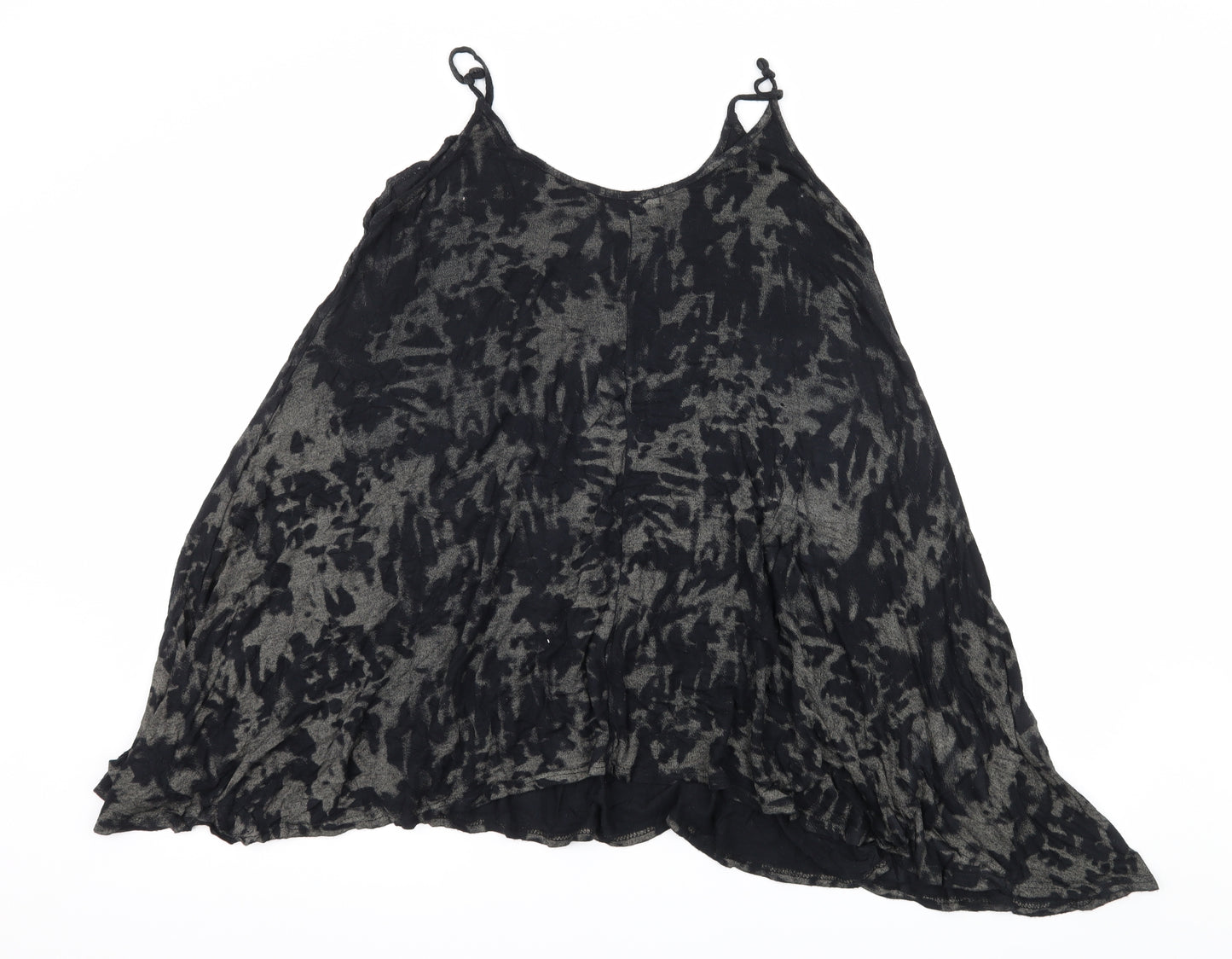 Nouvelle Womens Black  Jersey Camisole Tank Size 16  - Tie Dye