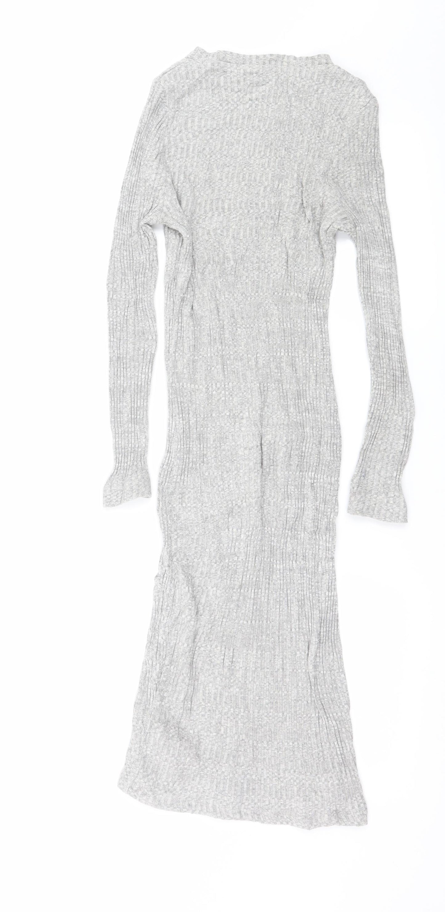 Primark Womens Grey  Jersey Bodycon  Size 8