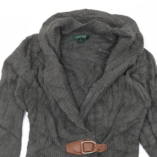 Ralph Lauren Womens Green  Knit Cardigan Jumper Size M  - Buckle