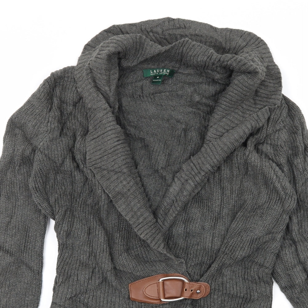 Ralph Lauren Womens Green  Knit Cardigan Jumper Size M  - Buckle