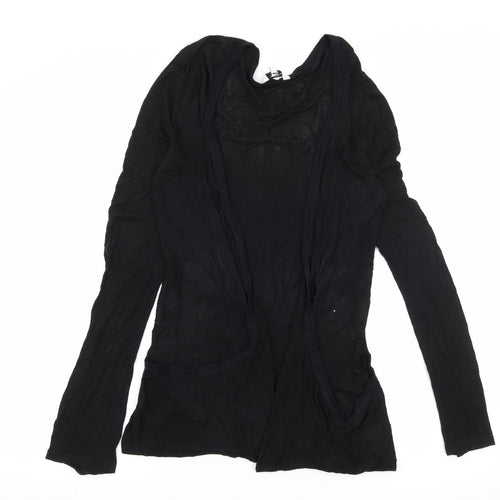 New Look Womens Black  Jersey Cardigan Jumper Size 12