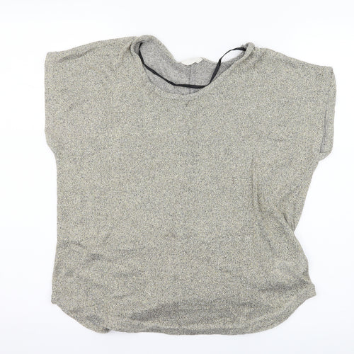 Preworn Womens Gold  Jersey Basic T-Shirt Size L