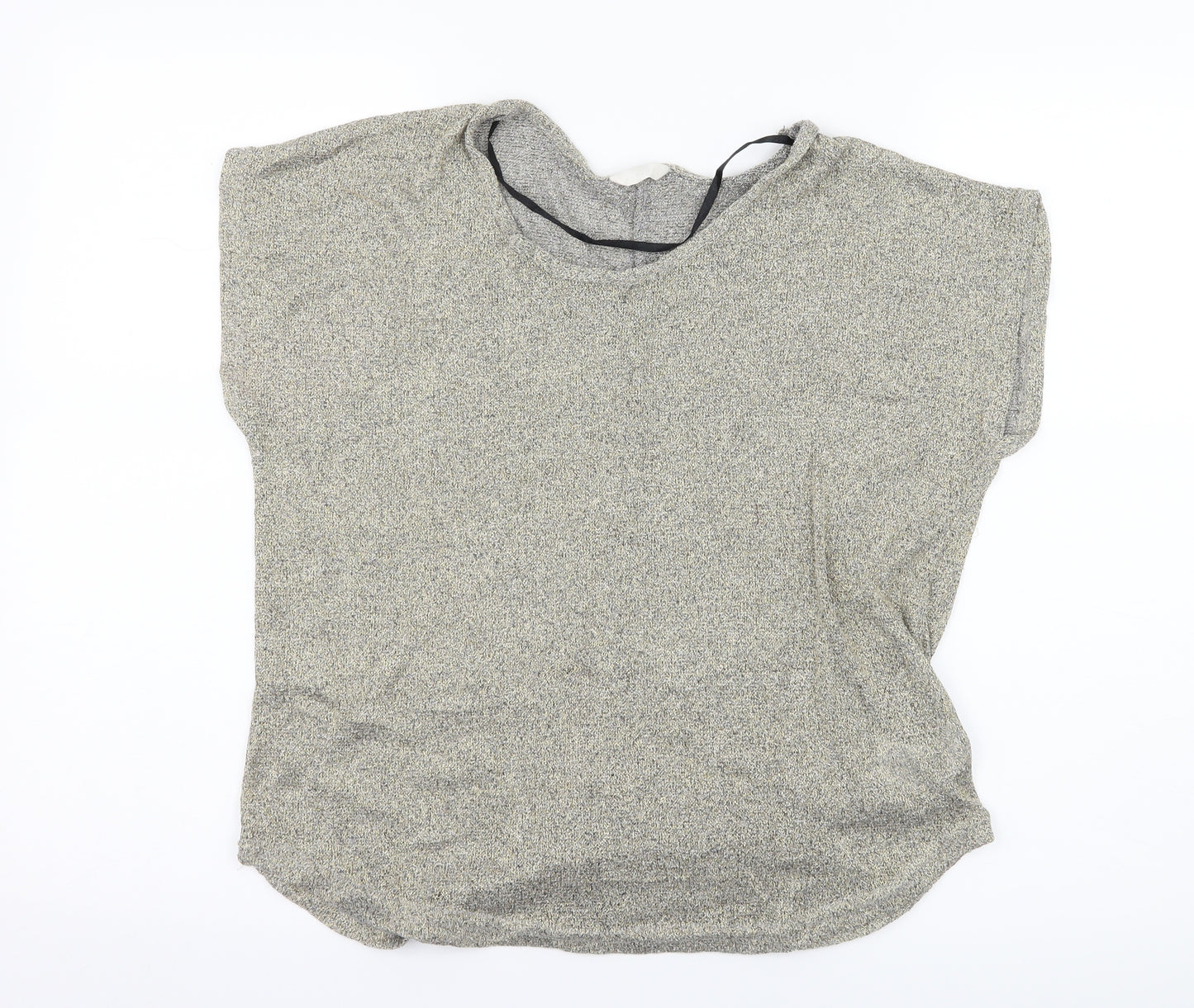 Preworn Womens Gold  Jersey Basic T-Shirt Size L