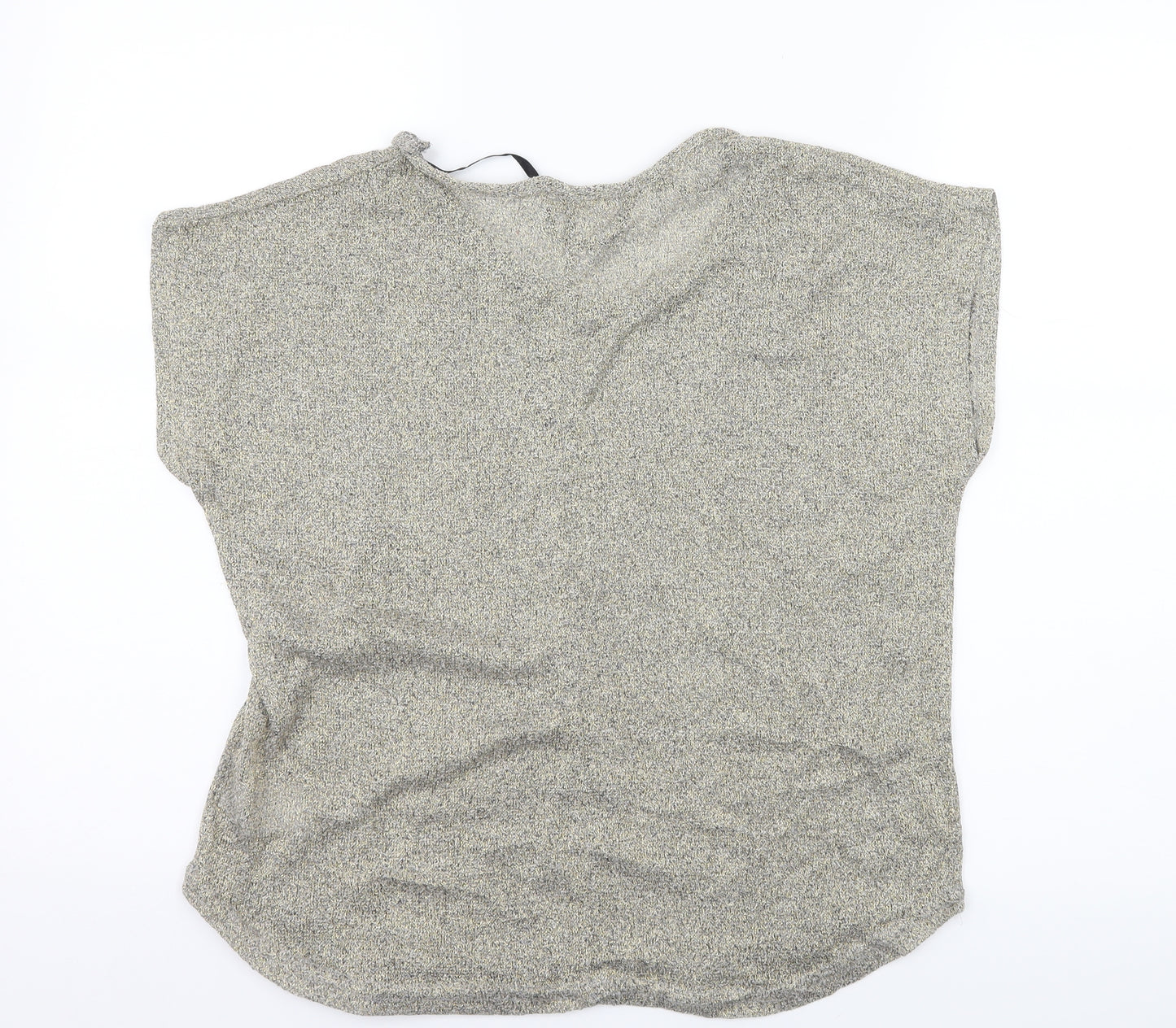 Preworn Womens Gold  Jersey Basic T-Shirt Size L