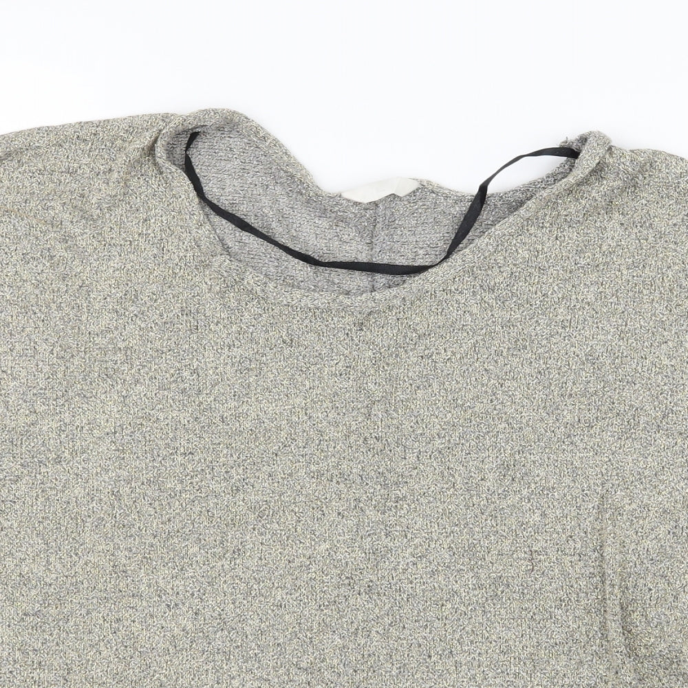 Preworn Womens Gold  Jersey Basic T-Shirt Size L