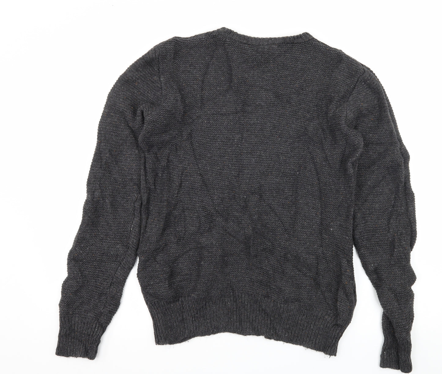 Cedar Wood State Mens Green  Knit Pullover Jumper Size M  - Ribbed