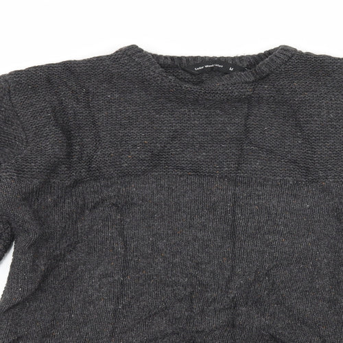 Cedar Wood State Mens Green  Knit Pullover Jumper Size M  - Ribbed