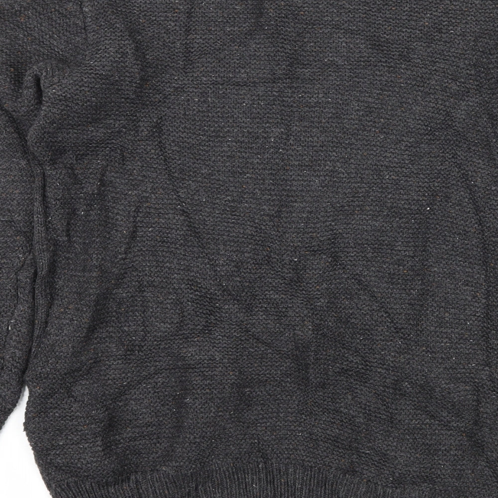 Cedar Wood State Mens Green  Knit Pullover Jumper Size M  - Ribbed