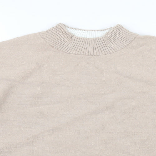 New Look Womens Beige  Knit Pullover Jumper Size 10