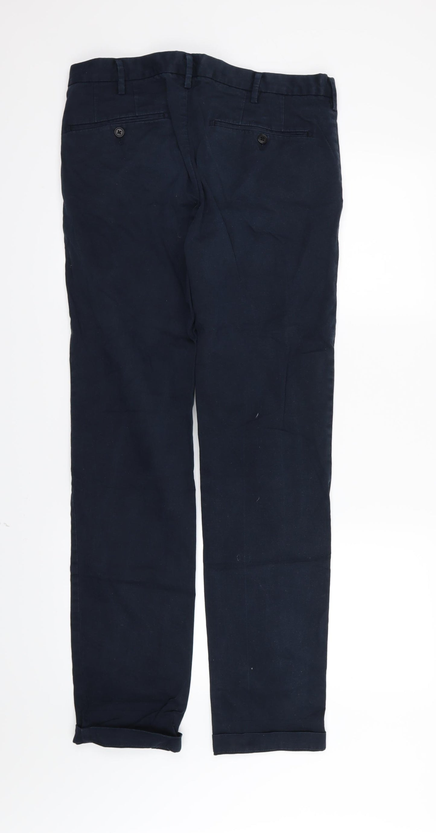 Uniqlo Mens Blue   Chino Trousers Size 32 L34 in